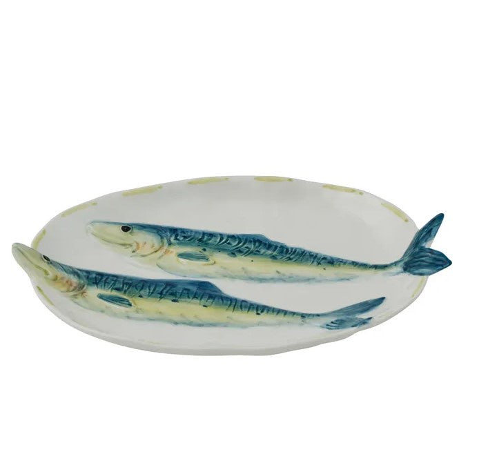 Azur Oval Ceramic Plate