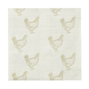 Paper Napkin - White & Natural Chooks