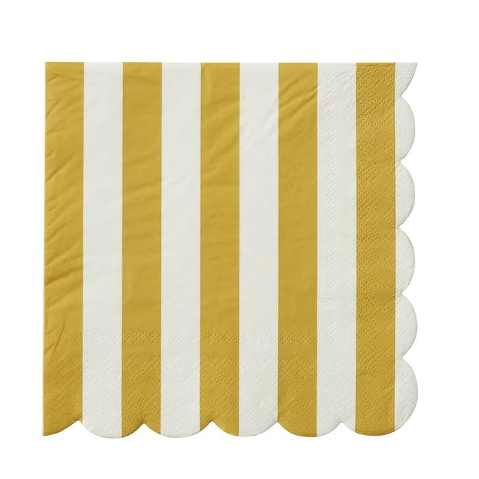 Paper Napkin - Carnival Mustard