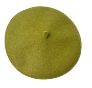 Woolen Beret - Olive Green