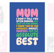 Stoats & Weasels Best Mum Card