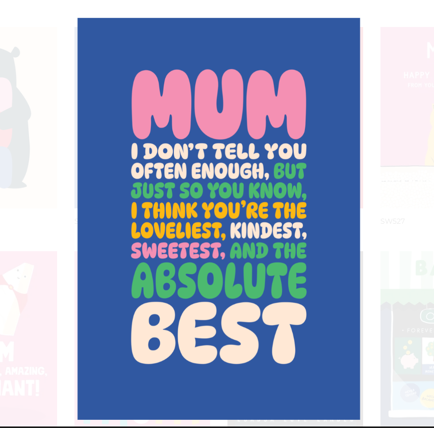Stoats & Weasels Best Mum Card