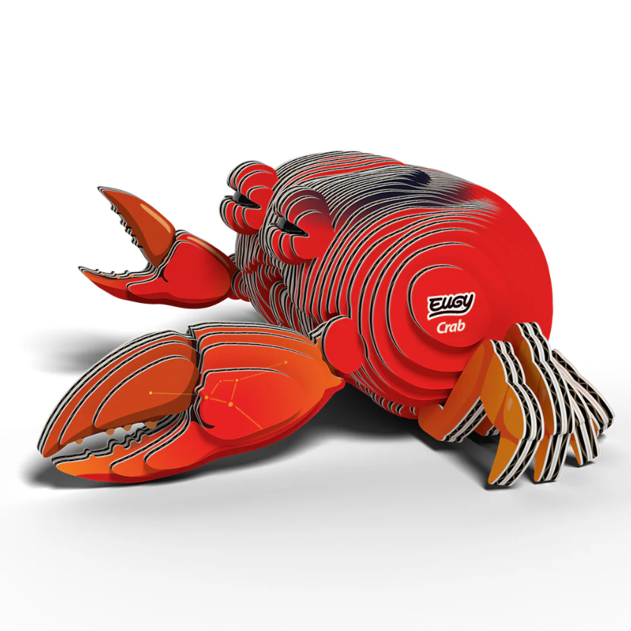 3D Cardboard Model Kit - Crab