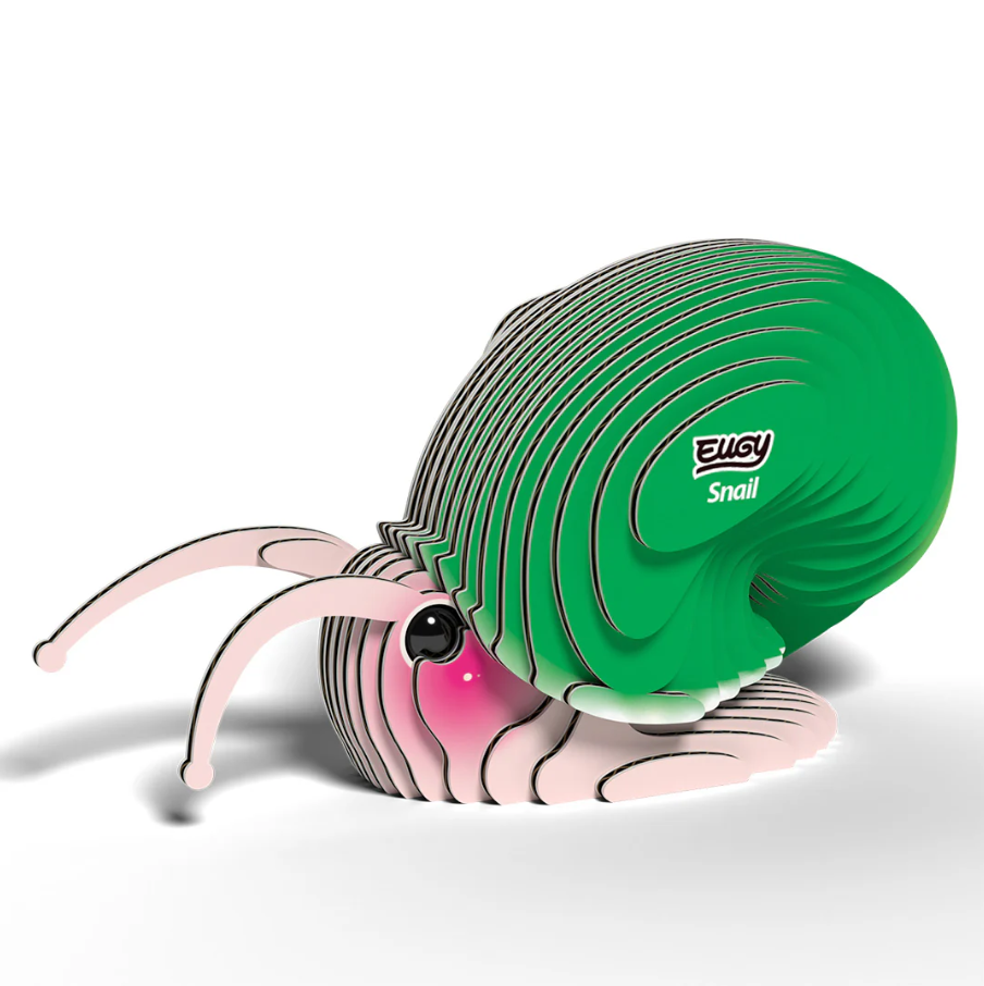 3D Cardboard Model Kit - Snail