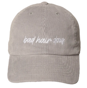 Embroidered Baseball Cap Corduroy - Bad Hair Day - Ice Blue