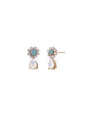 Nikkola Earrings - Pacific Opal
