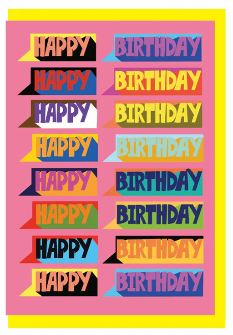 Birthday Type Card