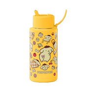 1L Ceramic Bottle + Flip Straw Lid - Hello Kitty Pompompurin