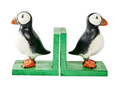 Cast Iron Bookends - Puffin Bird