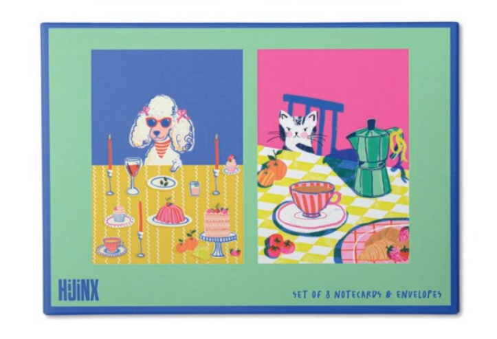 Set of 8 Notecards - Dinner Party