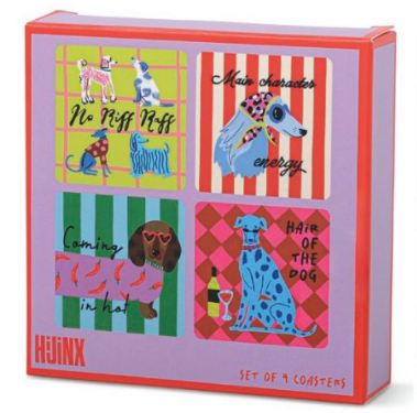 Set of 4 Coasters - The Dog Lover