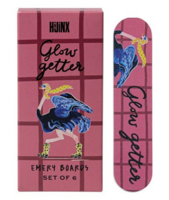 Set of 6 Emery Boards - Ostrich