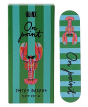 Set of 6 Emery Boards - Lobster