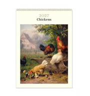 2027 Medium Calendar - Chickens