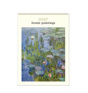 2027 Medium Calendar - Iconic Paintings