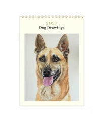 2027 Medium Calendar - Dog Drawings