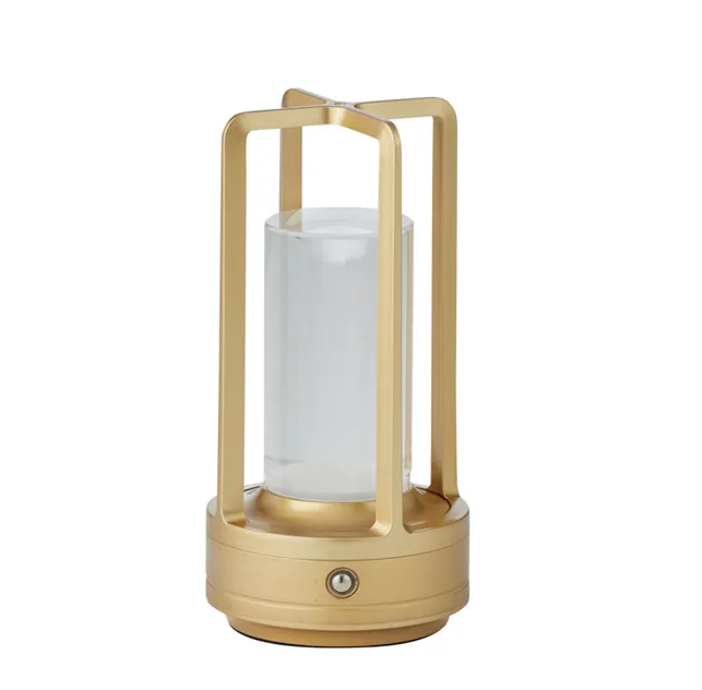Ibiza PE-USB Touch Lantern - Gold