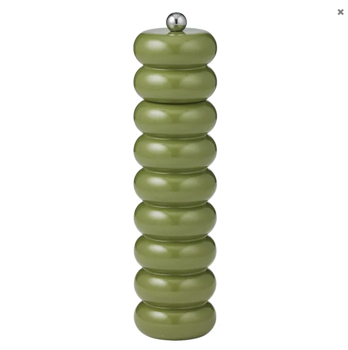 Wood Salt & Pepper Grinder - Delphi, Olive