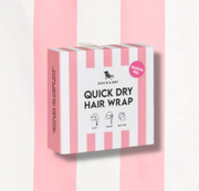 Quick Dry Hair Wrap - Malibu Pink