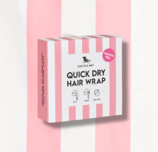 Quick Dry Hair Wrap - Malibu Pink