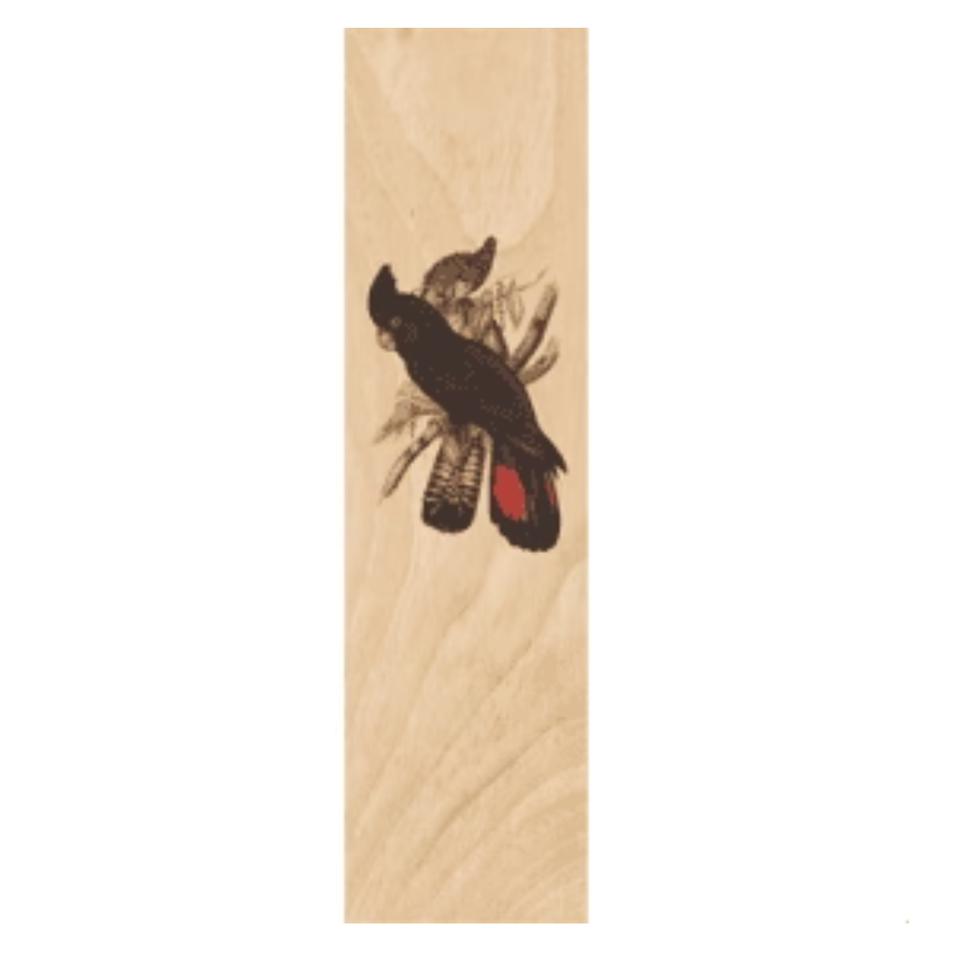 Woodhi Wooden Bookmark - Black Cockatoo