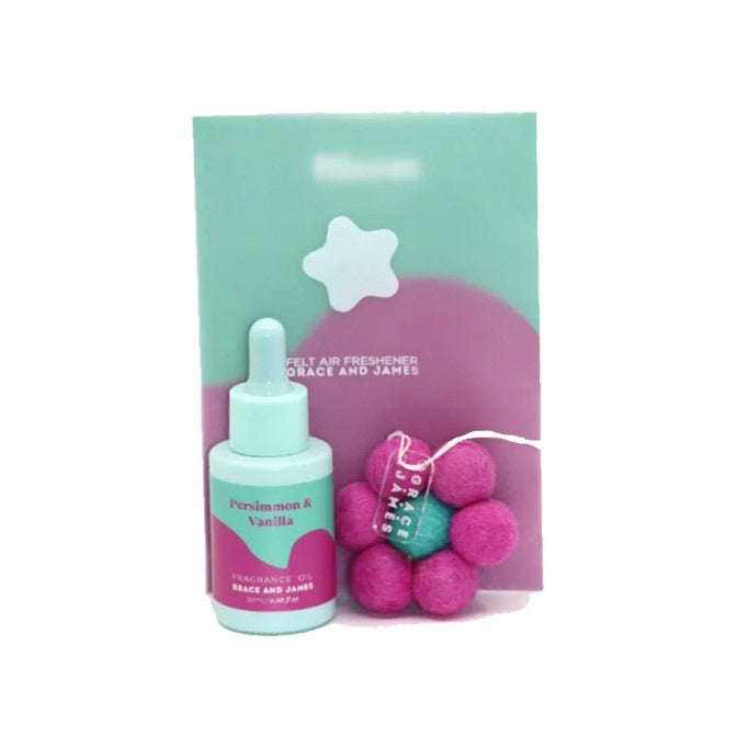 Felt Air Freshener - Persimmon & Vanilla