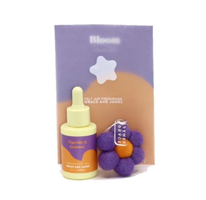Felt Air Freshener - Tigerlily & Jasmine
