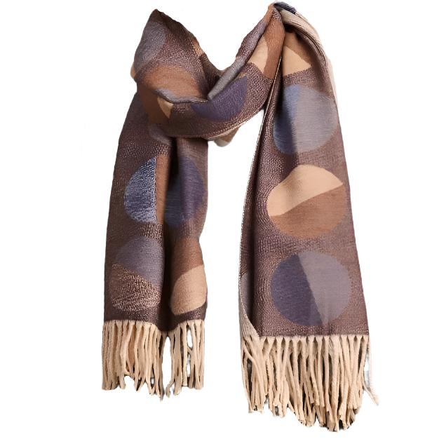 Half Moons Scarf - Blue