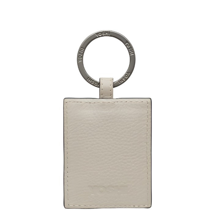 Leather Keyring - Country Cottage Black Cat