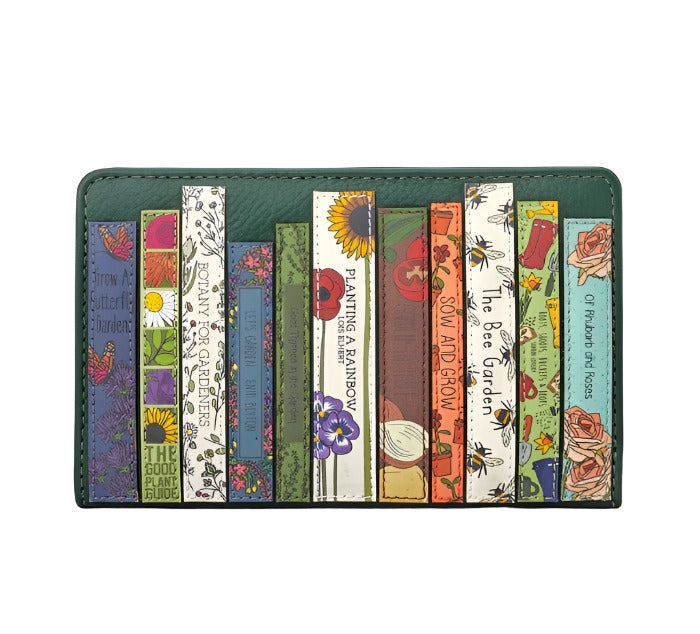 Small Zip Around Purse - Bookworm Garden