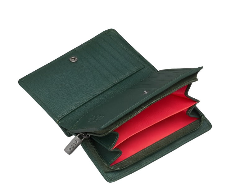 Leather Oxford Purse - Bookworm Garden