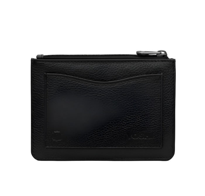 Zip Top Leather Purse - Party Dogs