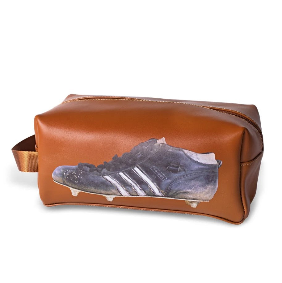 Leather Toiletry Bag - Three Stripes Football Boot