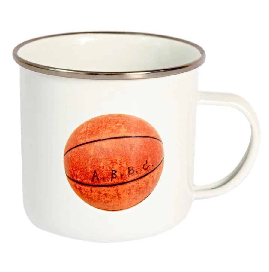 Sporting Nation Enamel Mug - Basketball