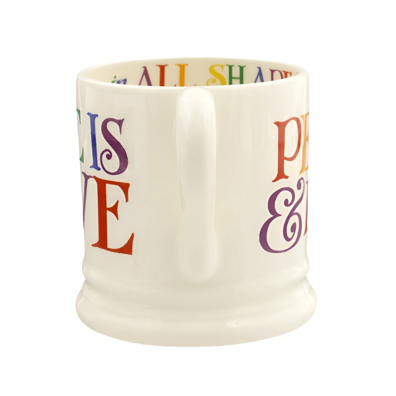 Half Pint Mug - Rainbow Toast Love is Love