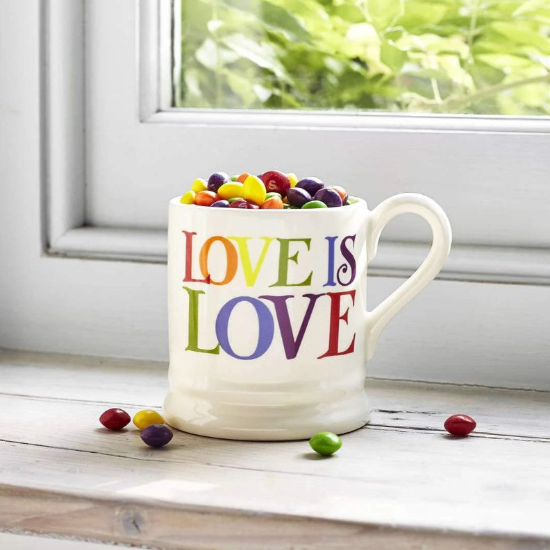 Half Pint Mug - Rainbow Toast Love is Love