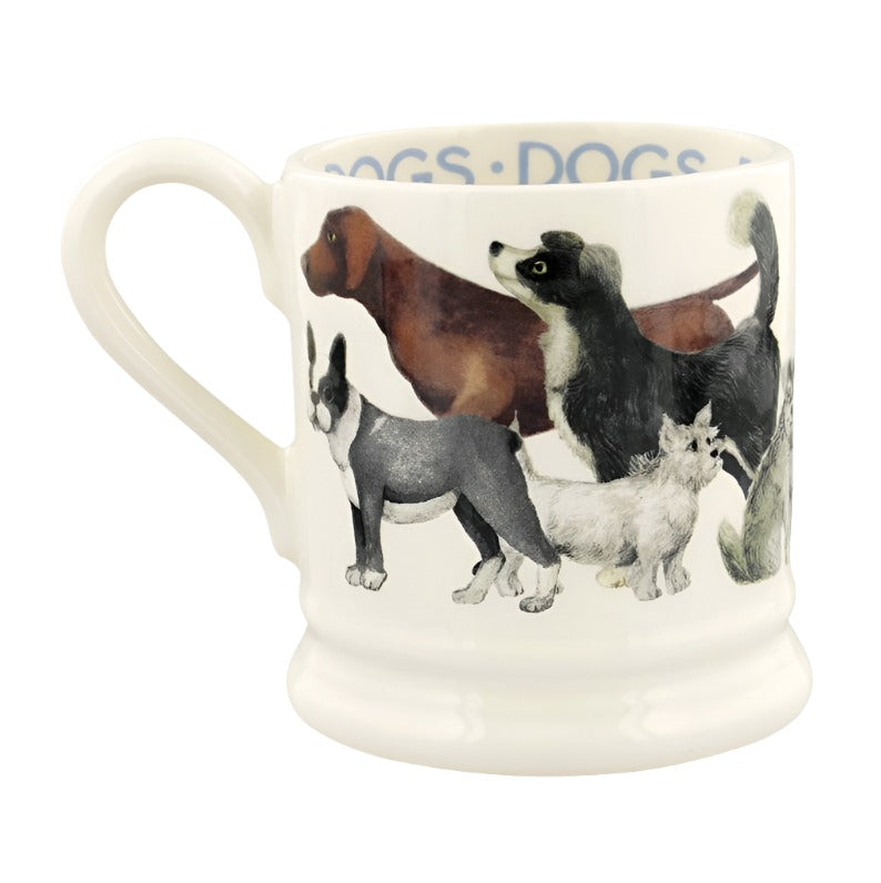 Half Pint Mug - Dogs Dogs All Over