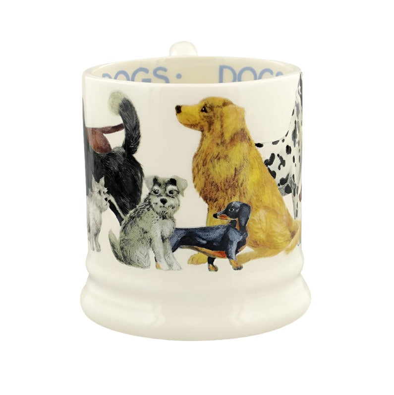 Half Pint Mug - Dogs Dogs All Over