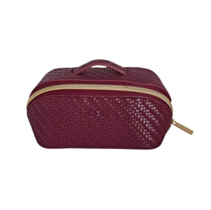 Herringbone Beauty Bag - Small