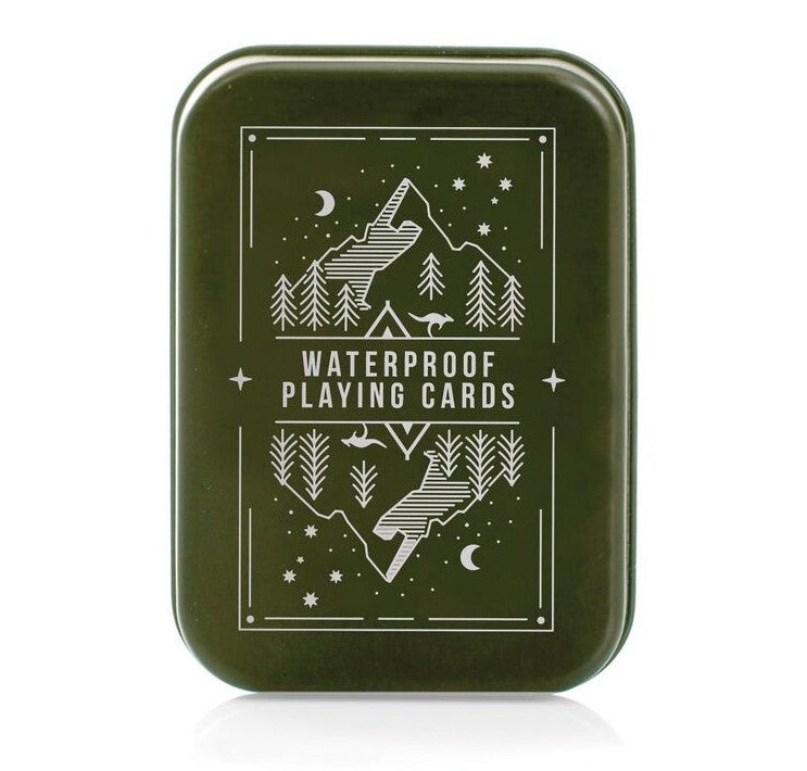 Waterproof Playing Cards in A Tin