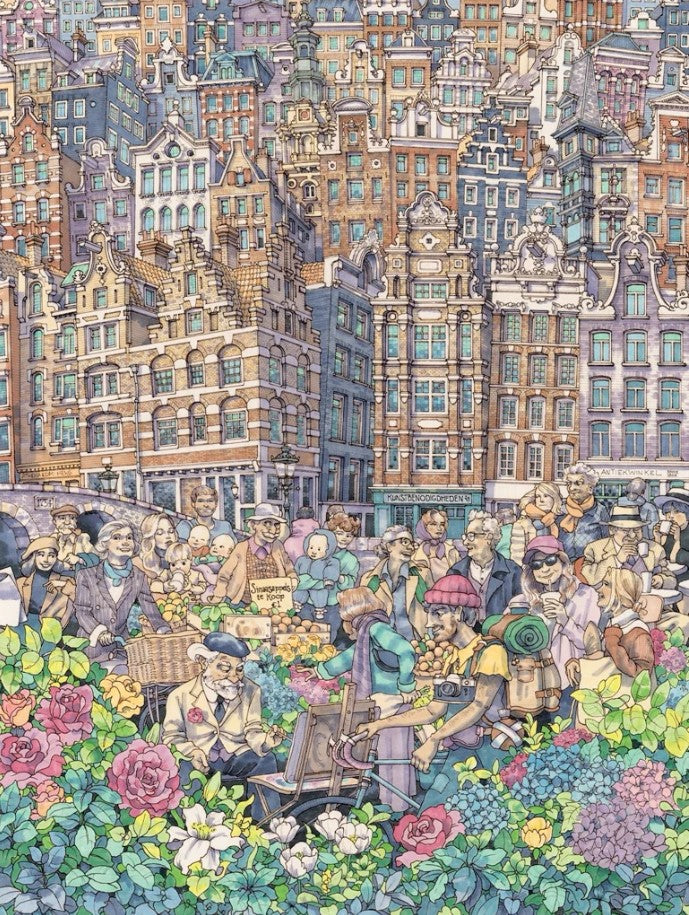1000pc Puzzle - Dam Charming City