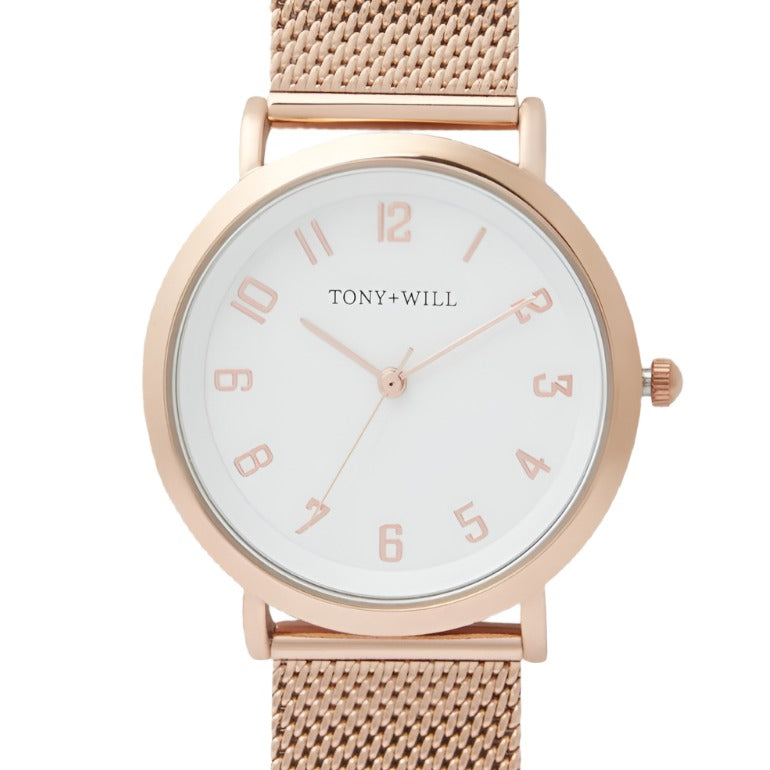 Astral Mesh Watch Rose Medium - Rose/White/Rose