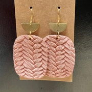 Cadet Drop Earrings - Sunset Braid