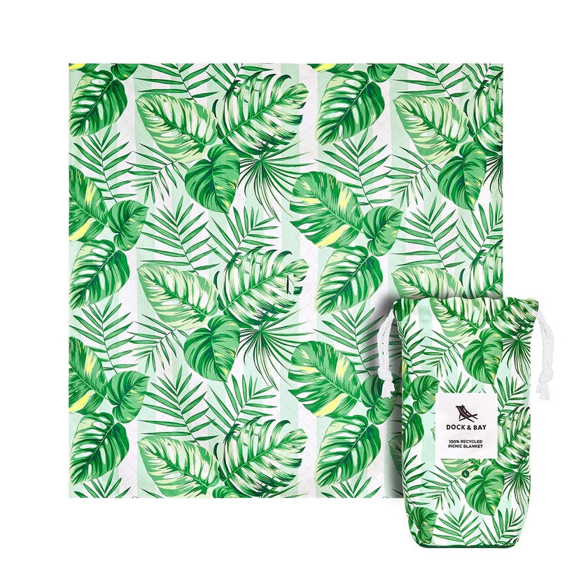 Dock & Bay Picnic Blanket L - Palm Dreams