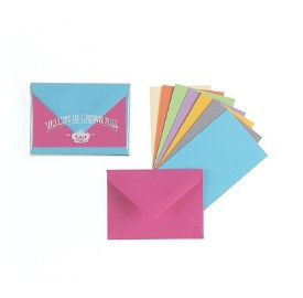 Mixed Coloured Cards 10 Pack - 6.5 x 9.5cm