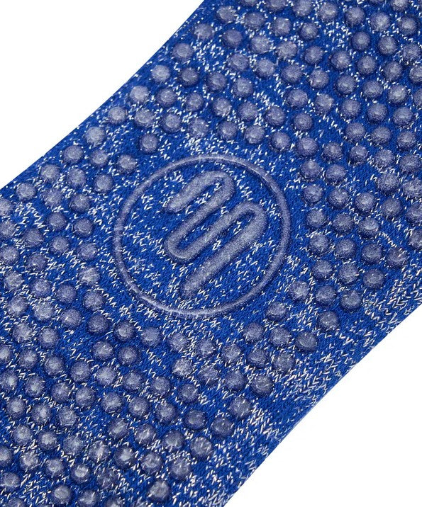 Classic Low Rise Grip Socks - Cobalt Sparkle