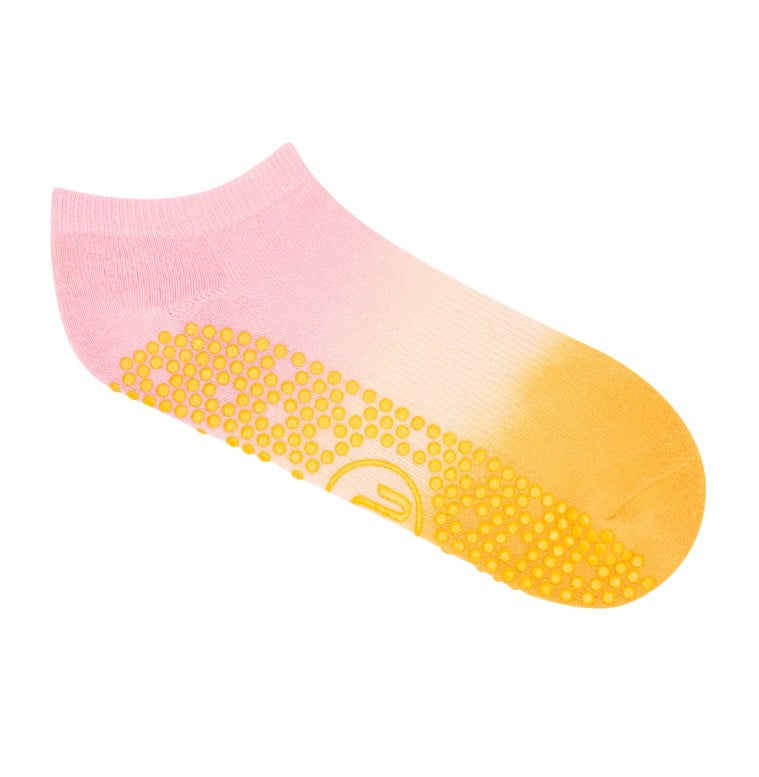 Classic Low Rise Grip Socks - Mimosa Sorbet Ombre