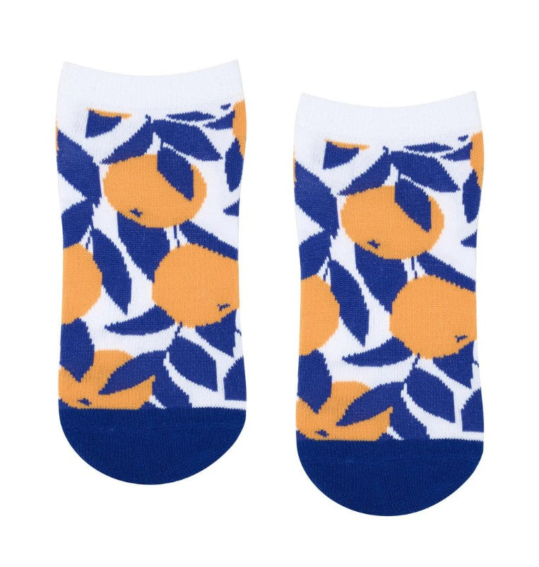 Classic Low Rise Grip Socks - Sicilian Citrus