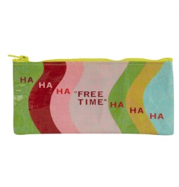 Blue Q Recycled Pencil Case - Free Time