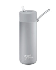 Ceramic Reusable Bottle with Straw Lid 595mL - Harbour Mist